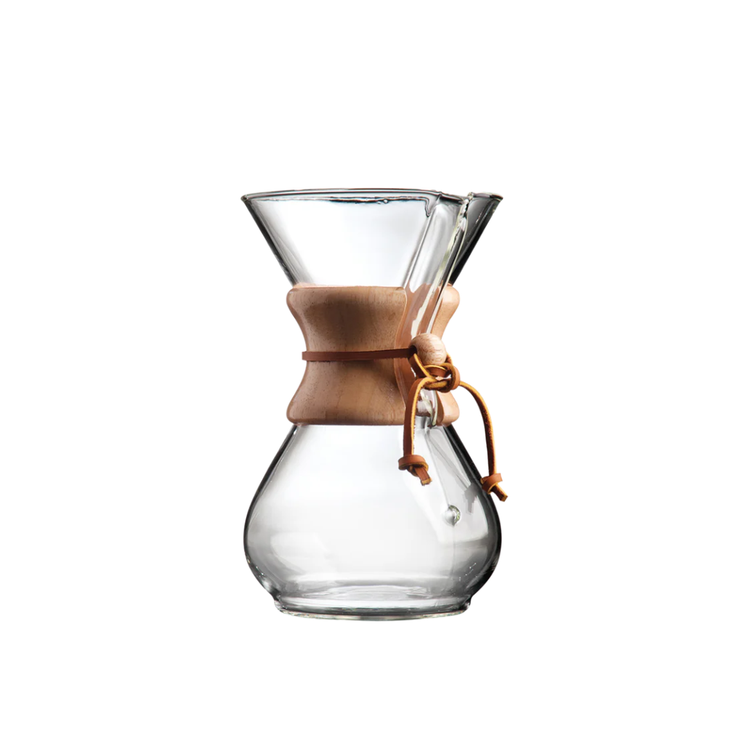 cafetera de vidrio para filtrado Chemex