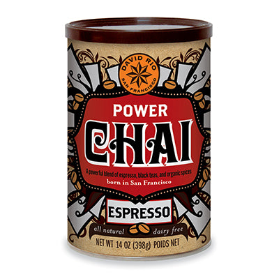 Power Chai Espresso - vegano, te negro en tarro, 398gr
