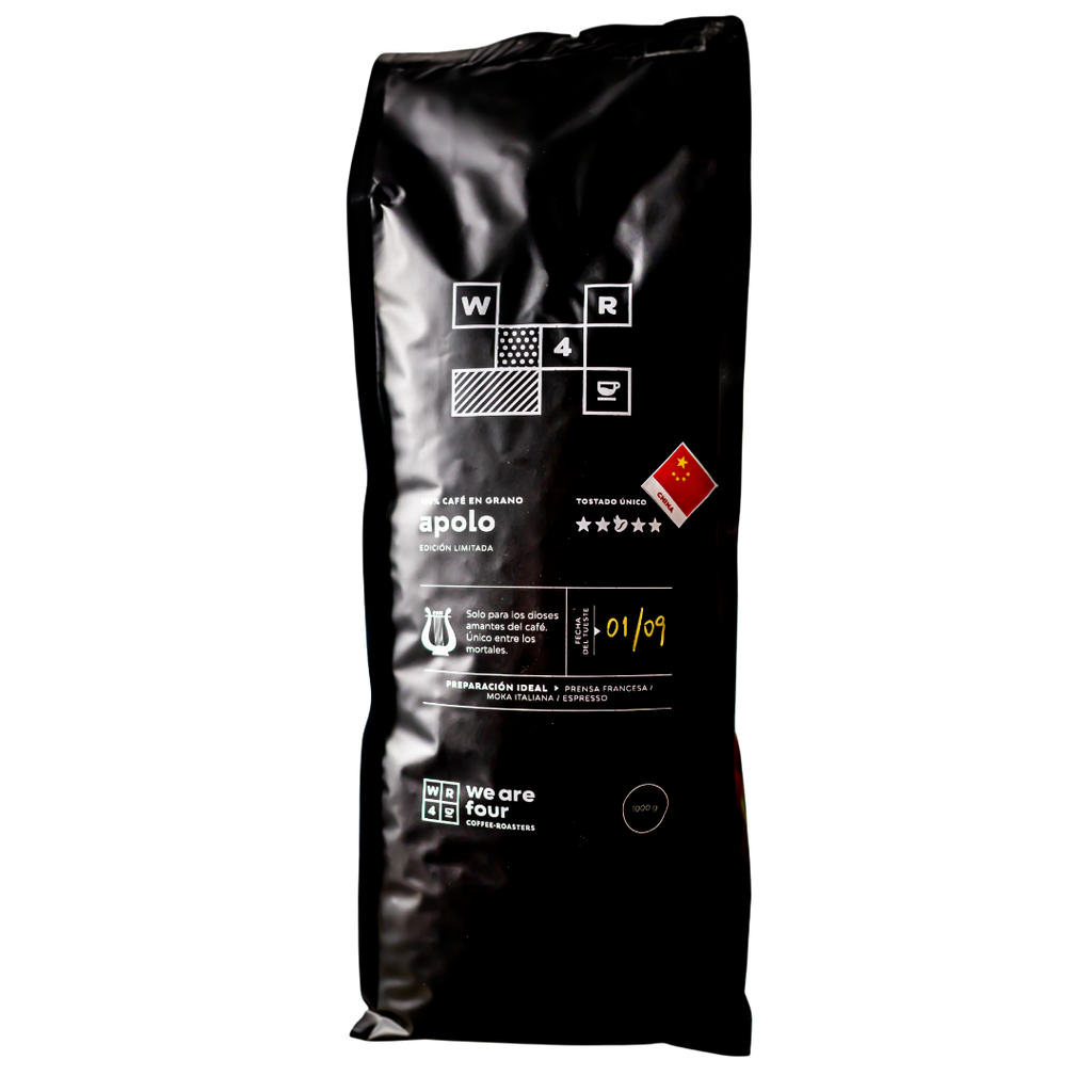 Apolo -El Salvador Pacamara, orígenes exóticos, café de calidad premium, puntaje 87, 1 Kilo