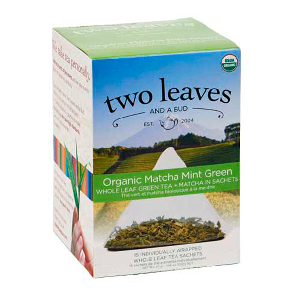 Premium Organic Matcha Mint Tea -Té 15un