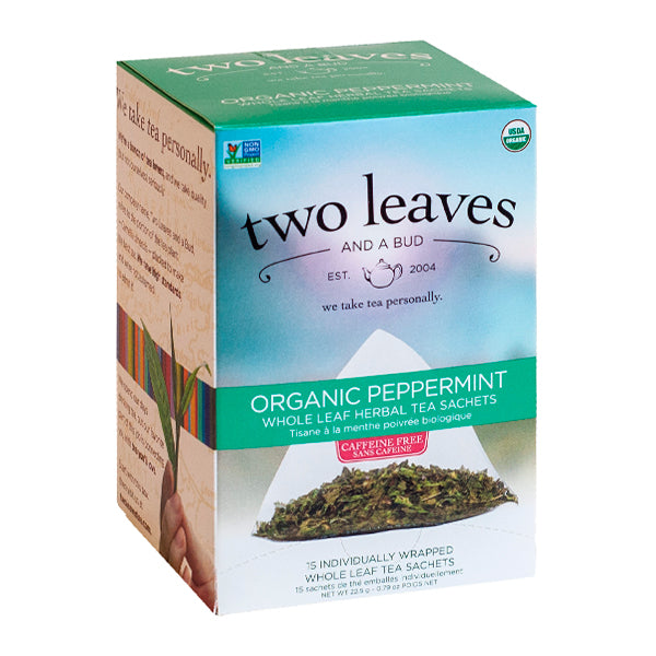 Premium Organic Peppermint Tea -Té 15un