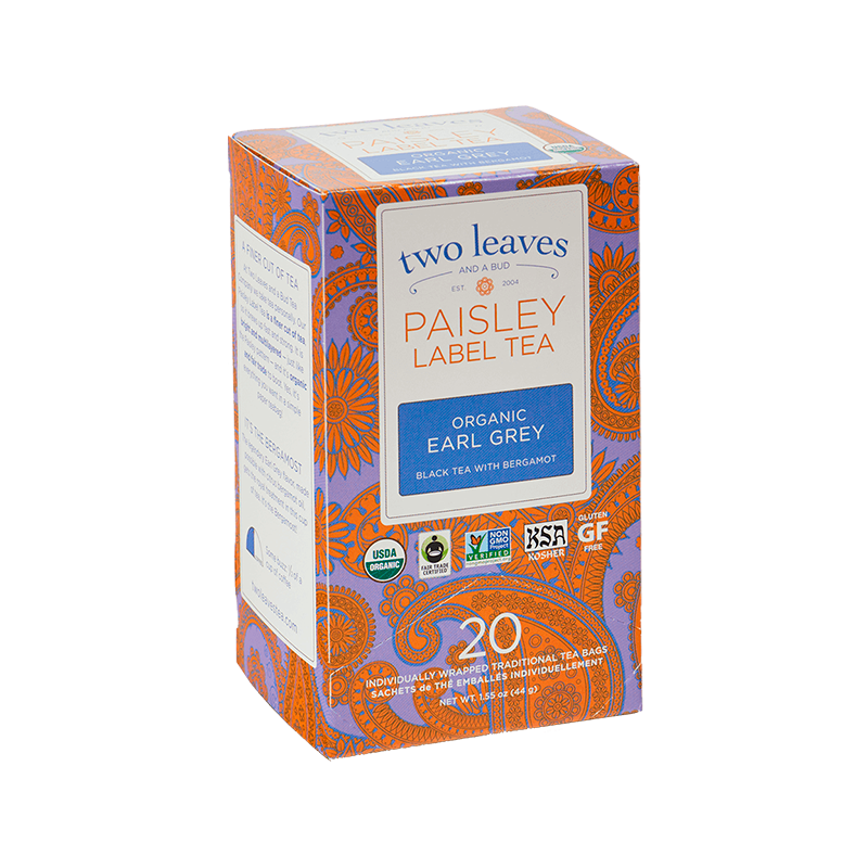Paisley Organic Earl Grey - Té 20un