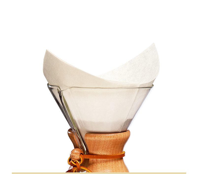 Filtros de papel Chemex 100 unidades