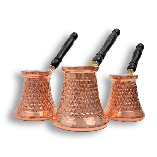 Ibrik cezve cafetera turca cobre escama