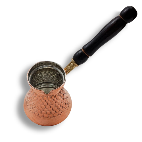 Ibrik cezve cafetera turca cobre escama