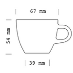 Taza de café ACME - 70ml, pack de 6