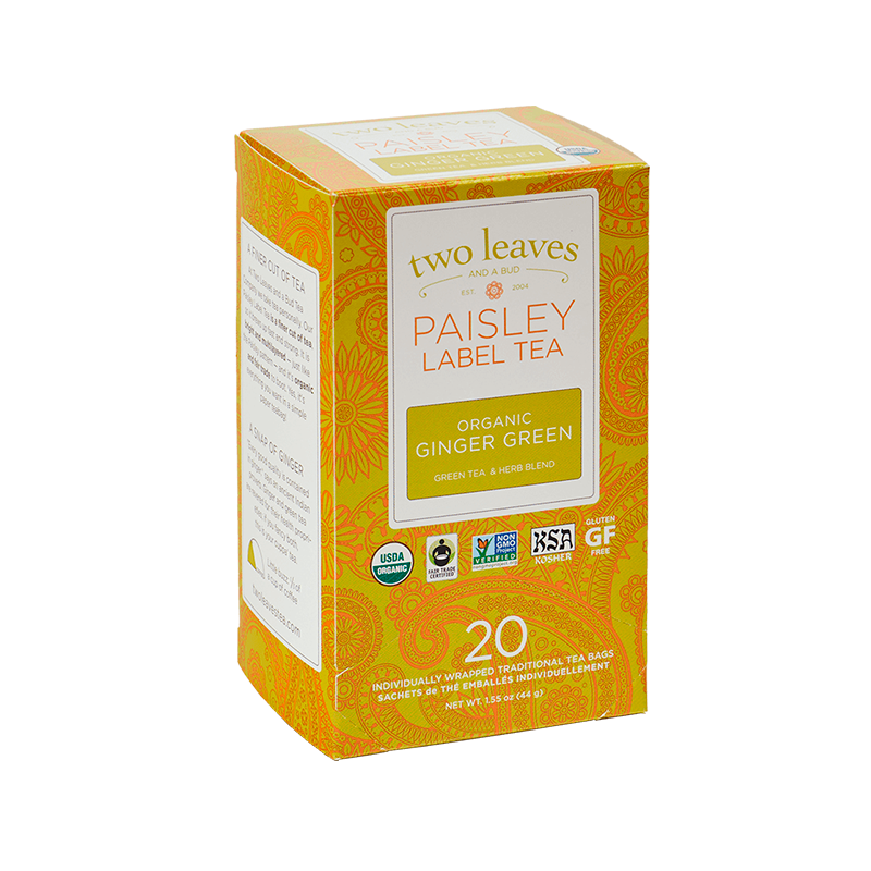 Paisley Organic Ginger - Té verde 20un