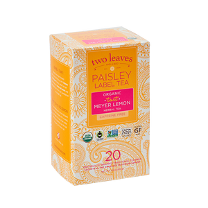 Paisley Organic Tart Meyer Lemon - Té 20un