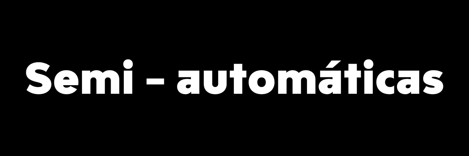 Maquinas/ Cafeteras Semi-automáticas