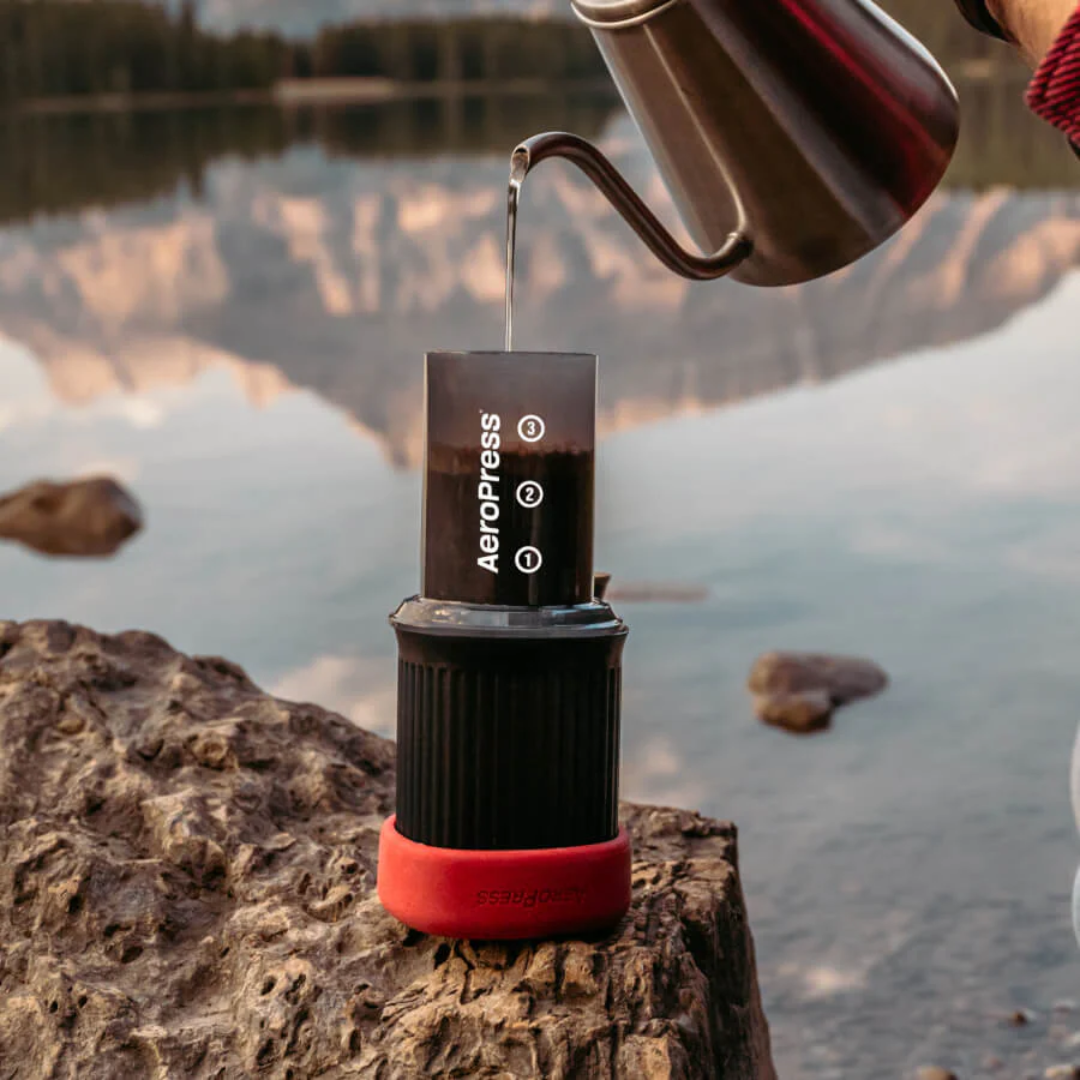 Aeropress GO prensa de café portátil 3 en 1