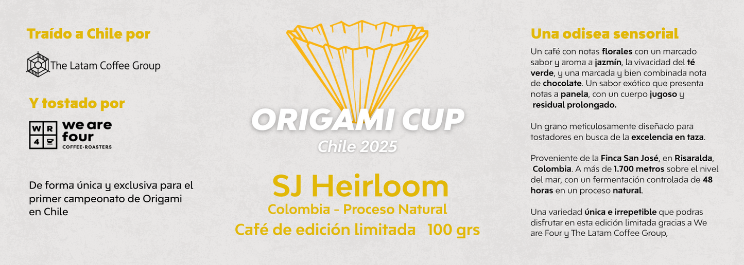 Cafe Origami Cup - SJ Heirloom 100gr
