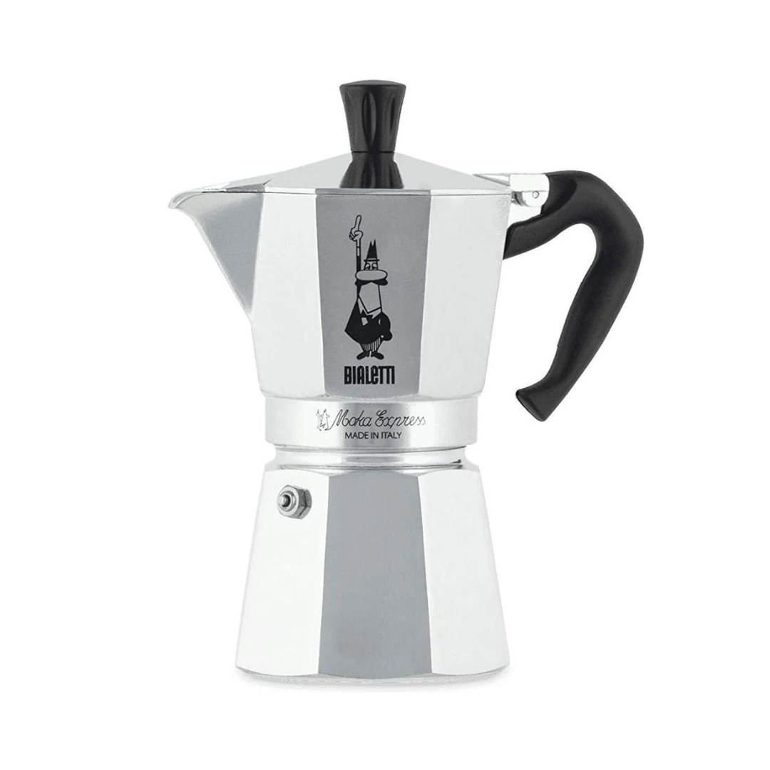 Moka Italiana cafetera para 6 tazas