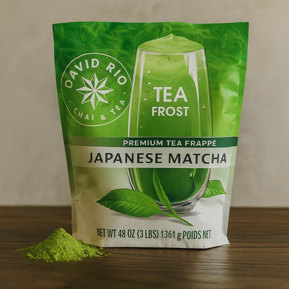 Frappé de matcha japonés Tea Frost David Rio – Bolsa 1,36 kg
