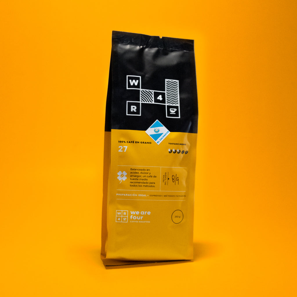 27, café en grano, ideal para espresso y filtrado, balanceado