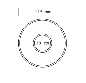 Platillo ACME - 11cm, pack de 6