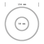 ACME Plato Saucer 15cm [Pack de 6]