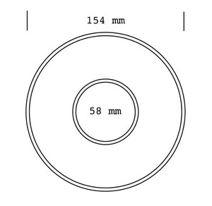 ACME Plato Saucer 15cm [Pack de 6]