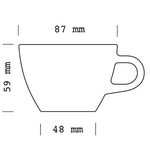 150ml Flat White cup ACME [Pack de 6]