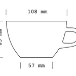 280ml Latte cup ACME [Pack de 6]