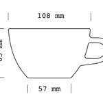 Taza de café ACME - 280ml, pack de 6