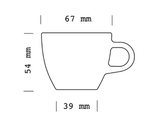 70ml Espresso cup ACME [Pack de 6]