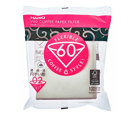 Filtros de papel V60 02 100 unidades